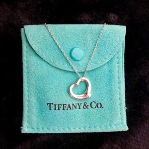 Tiffany & Co. Elsa Peretti Open Heart Necklace